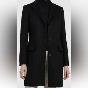 Theory Travie K Craze Black Black Button Blazer Coat Women’s Size M